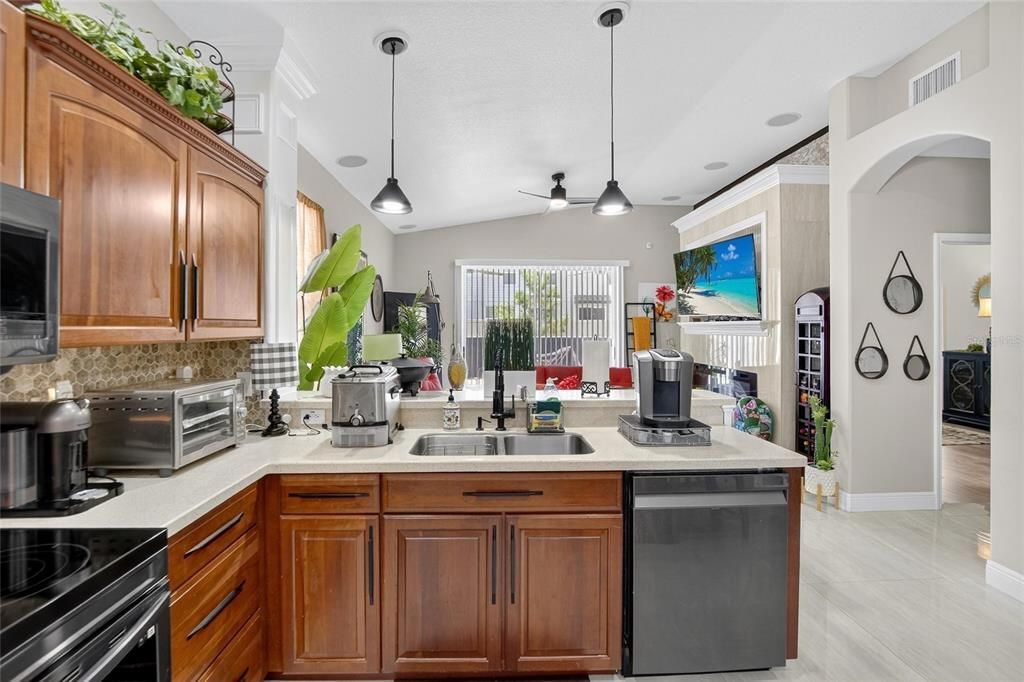 Interior, Kitchen, Pendant Lights