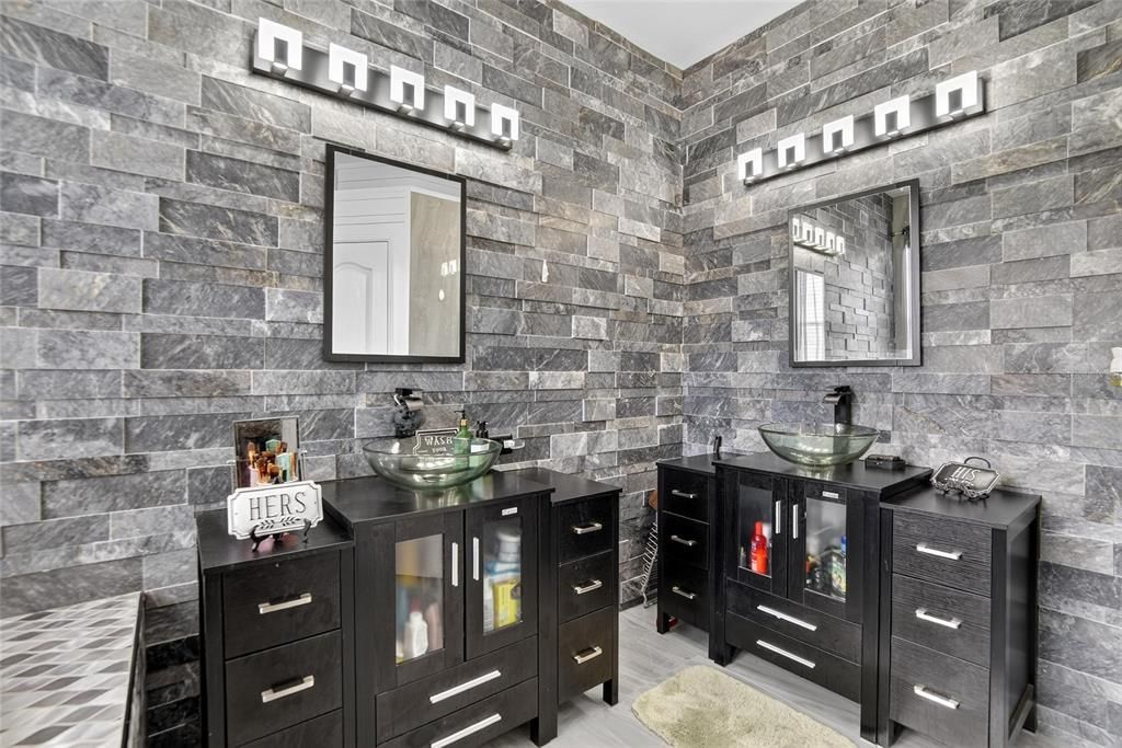 Bathroom, Interior, Stone Walls