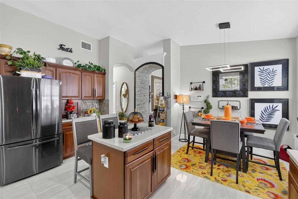 Dining room, Interior, Kitchen, Pendant Lights