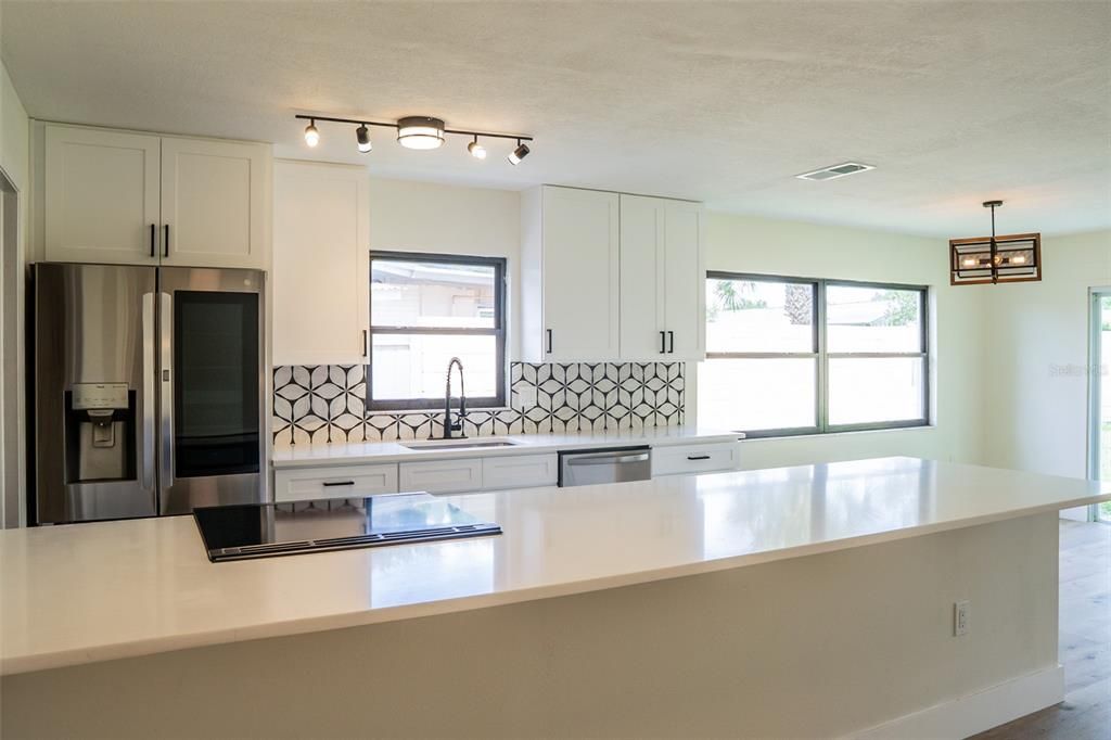 Interior, Kitchen, Pendant Lights, Stainless Steel Appliances