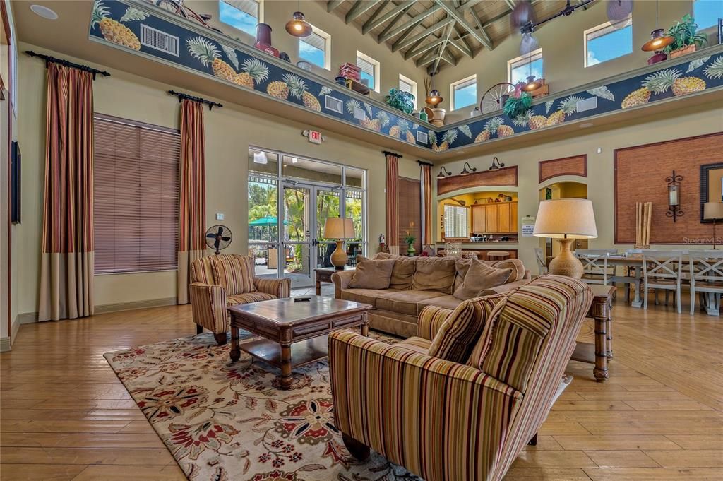 Dining room, Interior, Living room, Pendant Lights, Wood Texture Flooring
