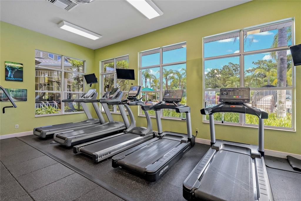 Fitness Equipment, Gym, Interior
