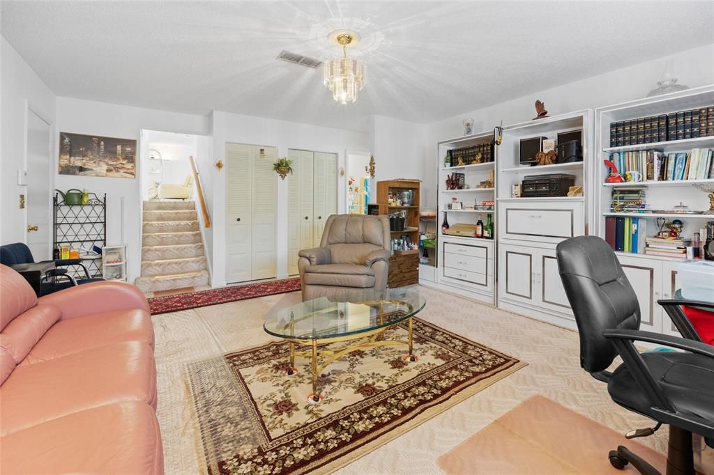 Chandelier, Home Office, Interior