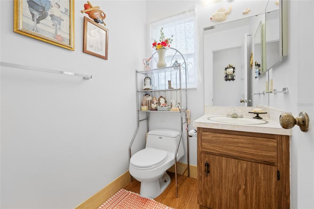Bathroom, Interior, Wood Texture Flooring