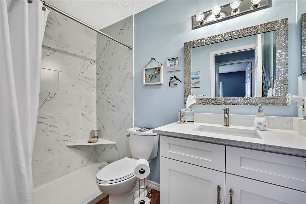 Bathroom, Interior, Marble Walls