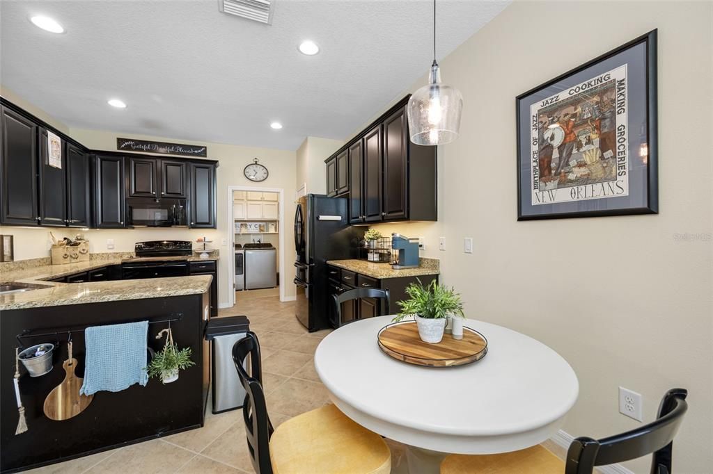 Dining room, Interior, Kitchen, Pendant Lights, Recessed Lighting