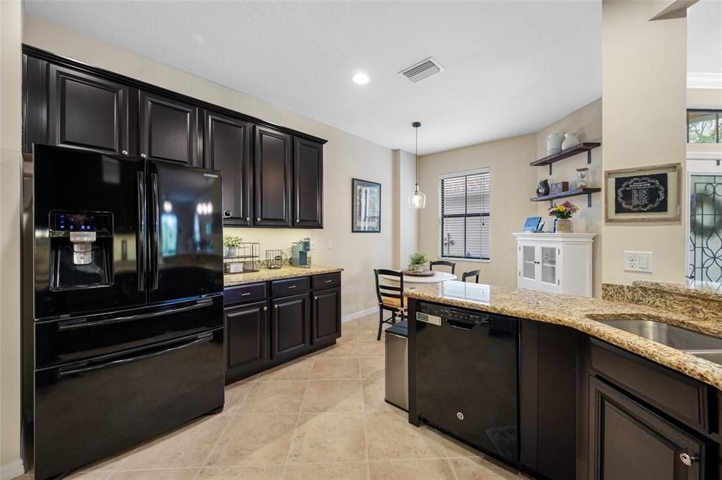 Dining room, Interior, Kitchen, Pendant Lights, Recessed Lighting