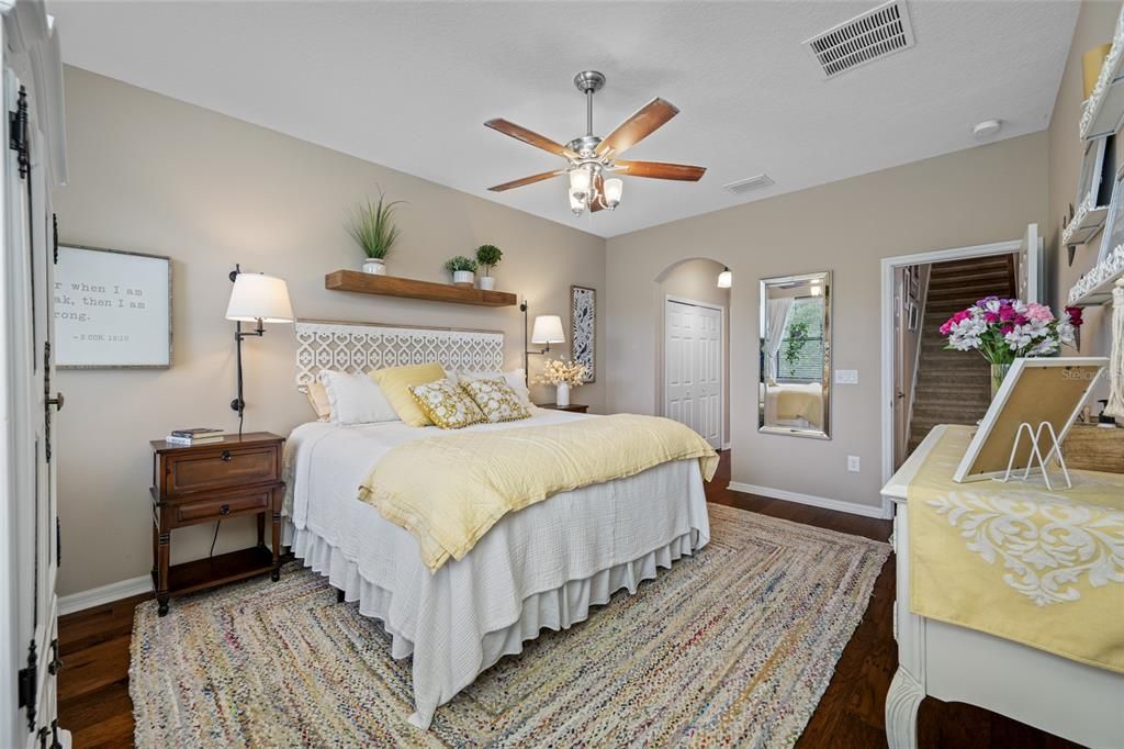 Bedroom, Interior, Wood Texture Flooring