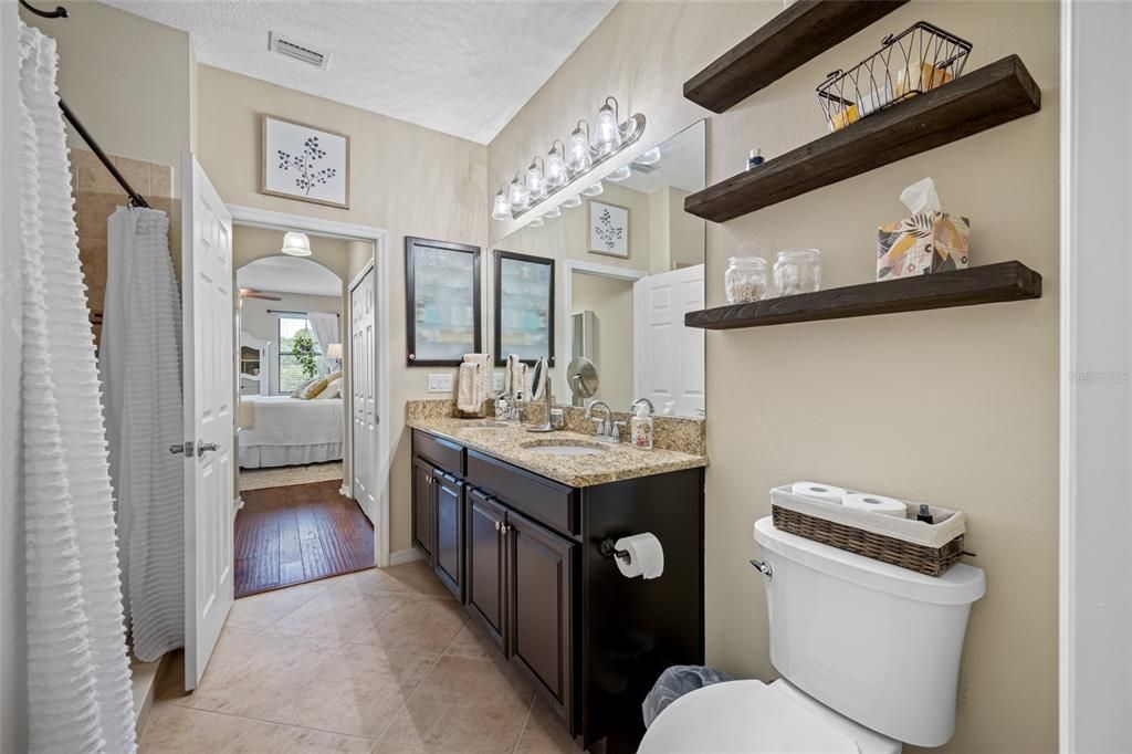 Bathroom, Interior, Wood Texture Flooring