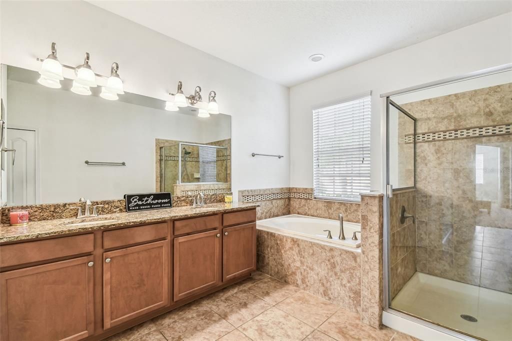 Bathroom, Dual Sink Vanities, Glass Shower, Interior