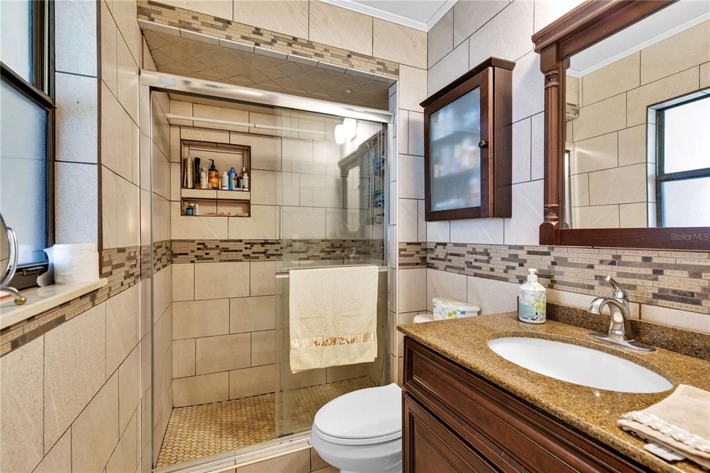 Bathroom, Glass Shower, Interior