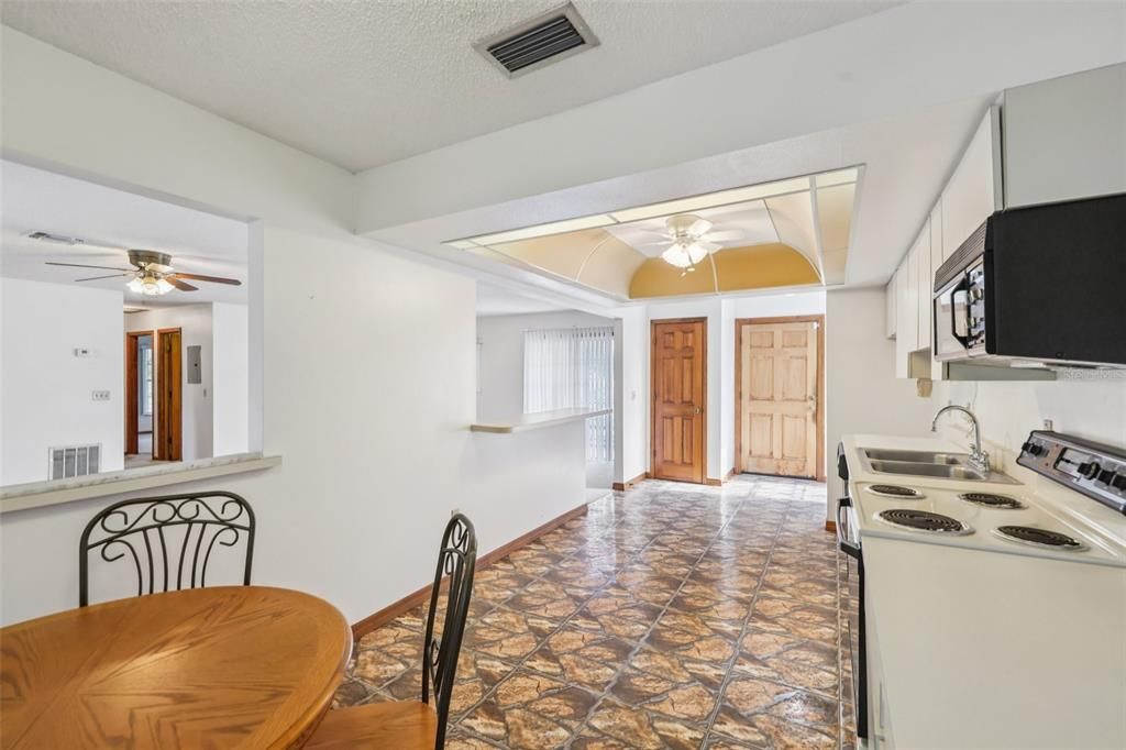 Dining room, Interior, Kitchen