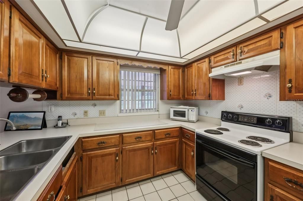 Interior, Kitchen, Tile Countertops