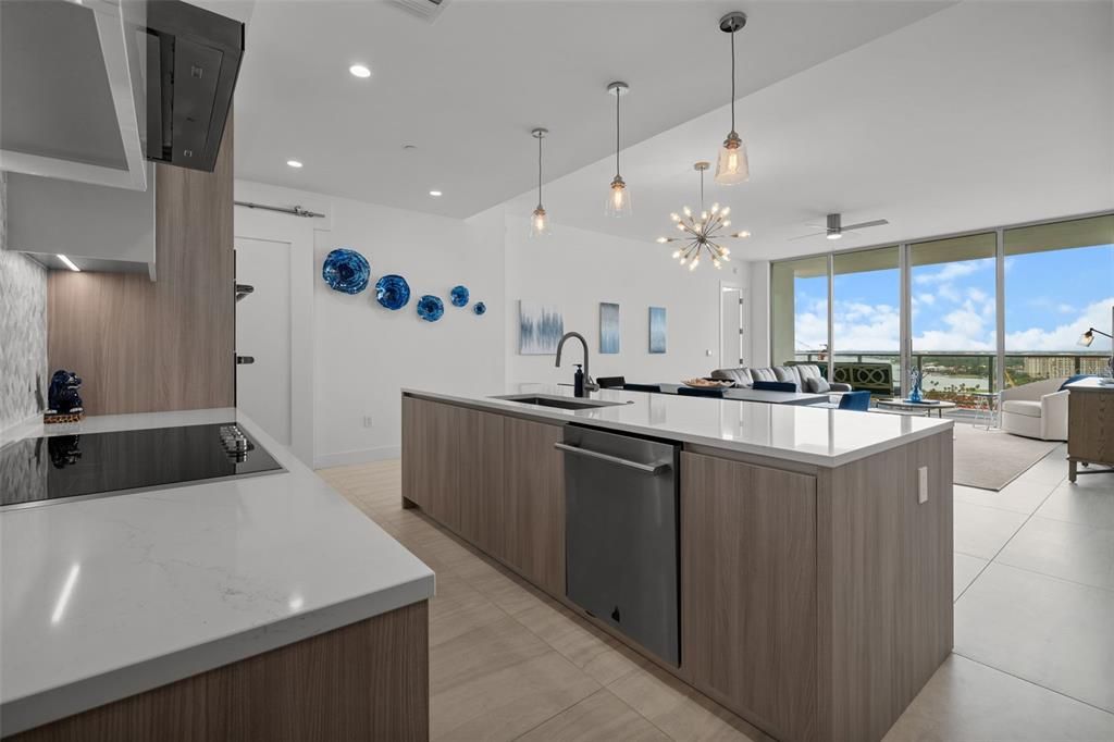 Interior, Kitchen, Pendant Lights, Recessed Lighting