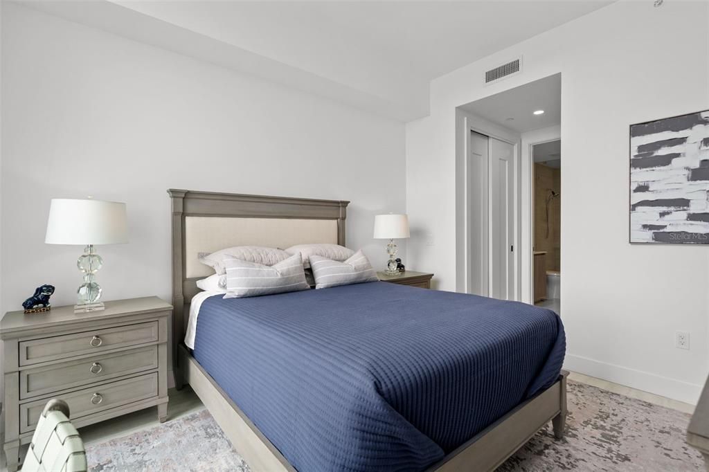 Bedroom, Interior, Recessed Lighting