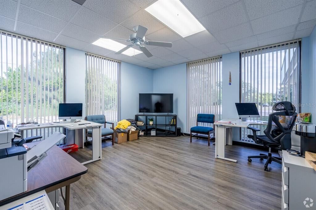 Home Office, Interior, Wood Texture Flooring