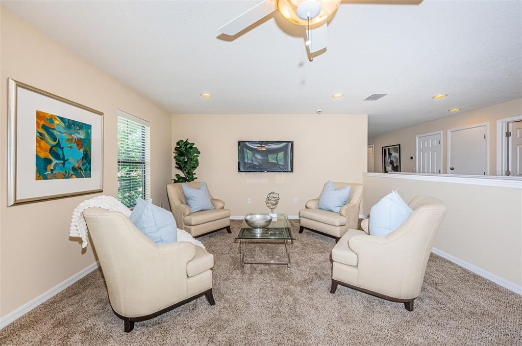 Interior, Living room, Recessed Lighting