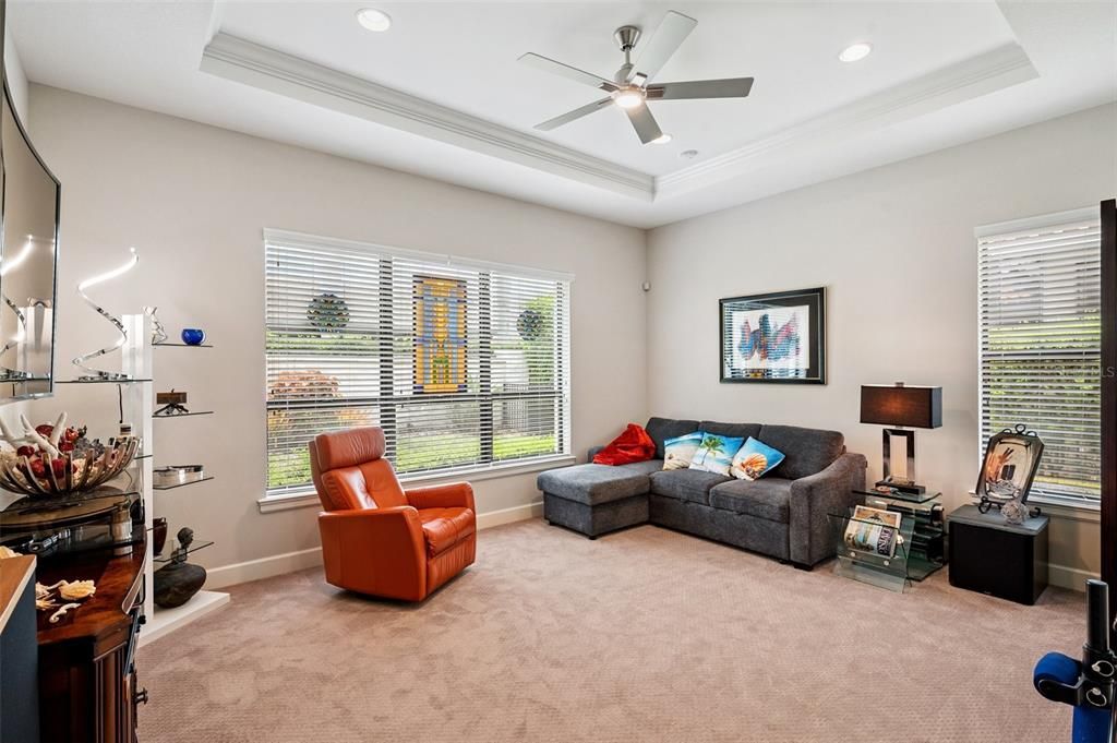 Interior, Living room, Recessed Lighting