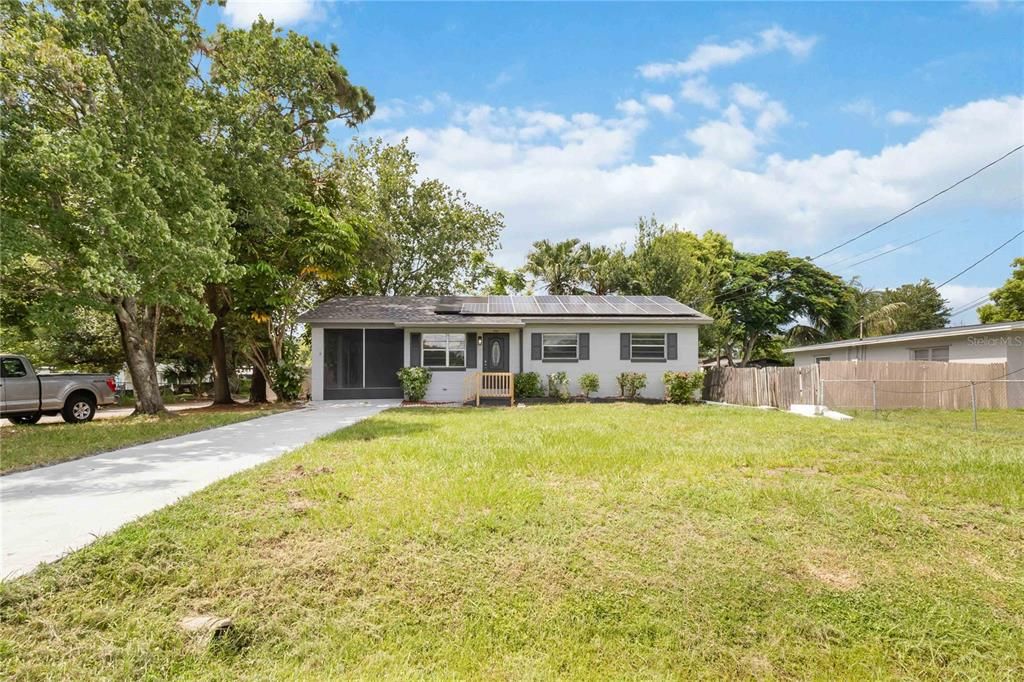 Backyard, Exterior, Solar Panels
