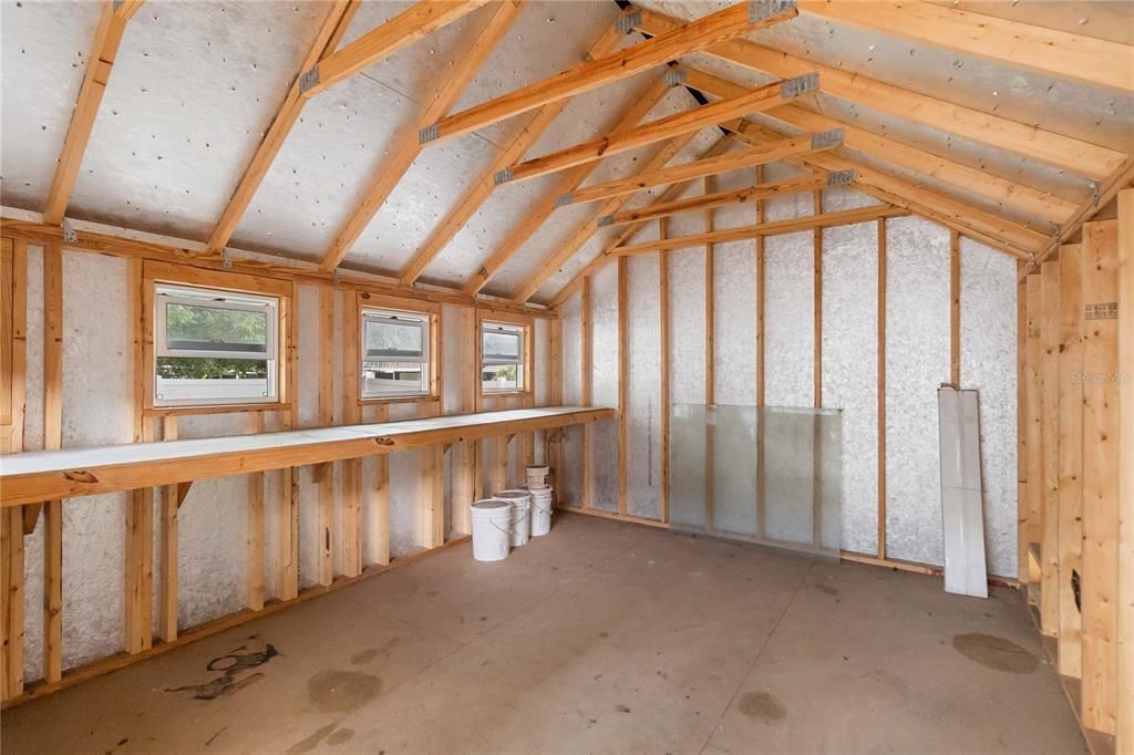 Interior, Wooden Beams, Wooden Walls