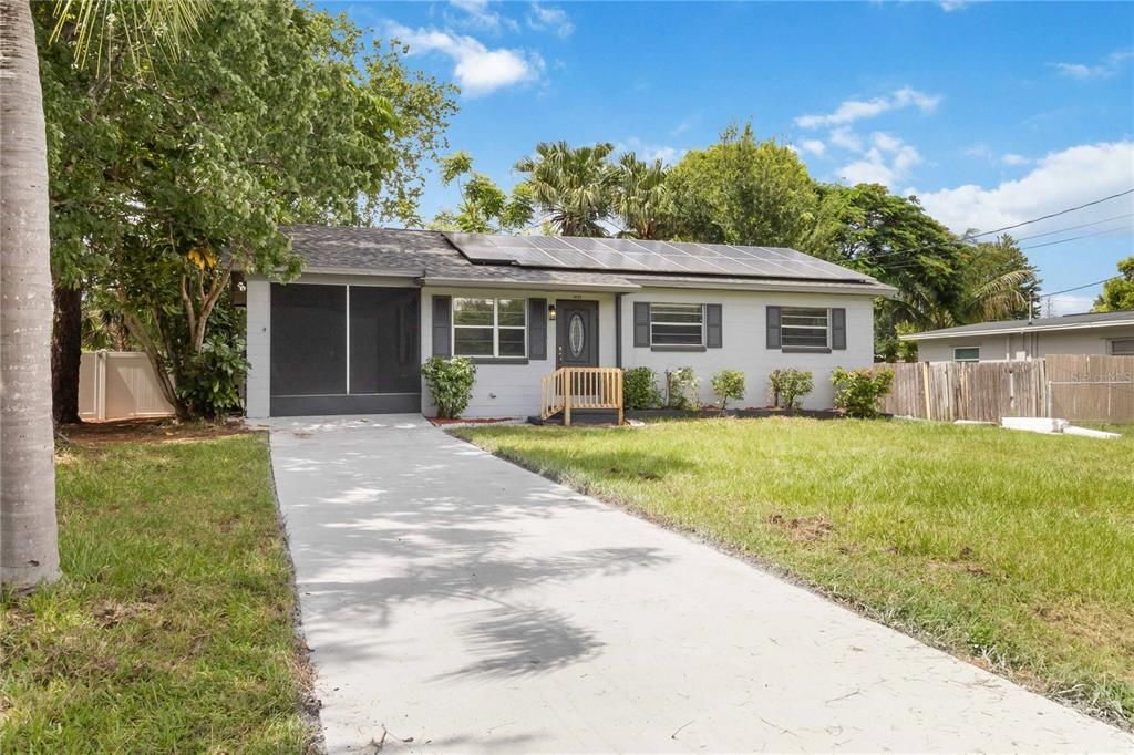Backyard, Exterior, Solar Panels