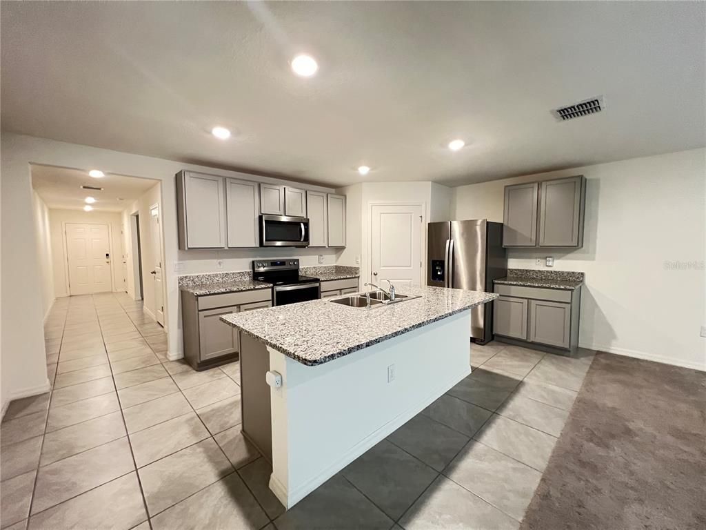 Interior, Kitchen, Recessed Lighting, Stainless Steel Appliances