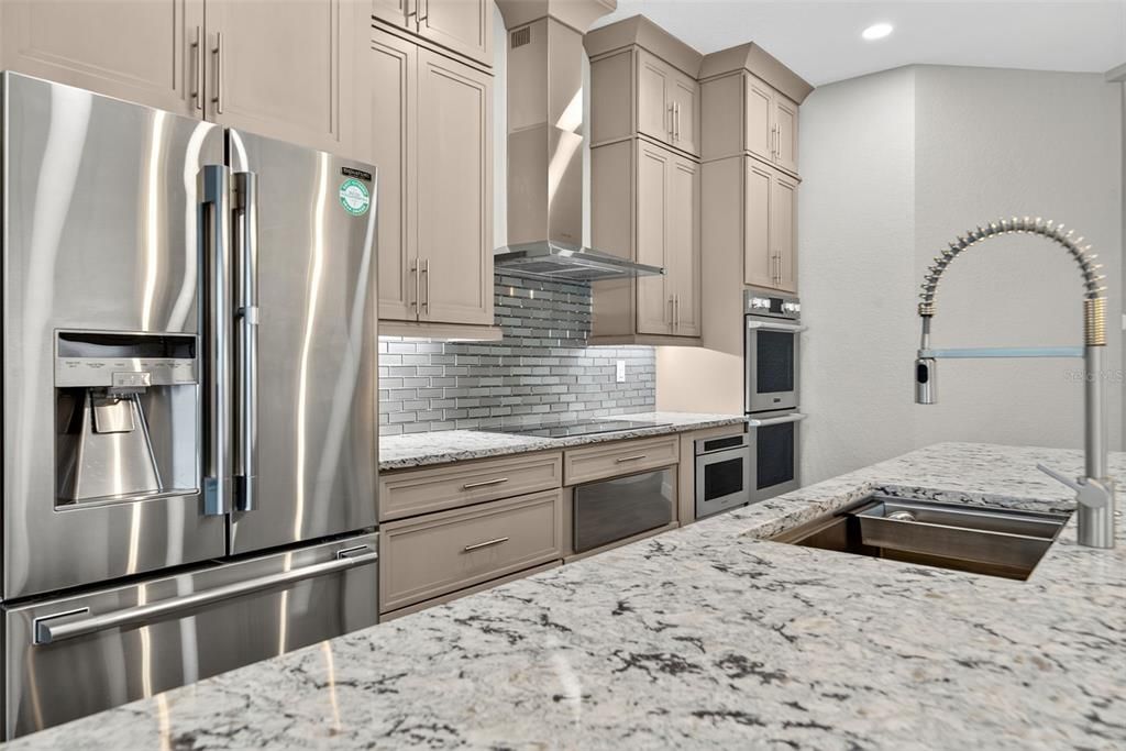 Interior, Kitchen, Recessed Lighting, Stainless Steel Appliances