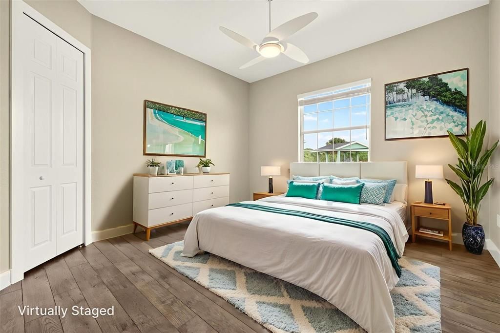 Bedroom, Interior, Wood Texture Flooring