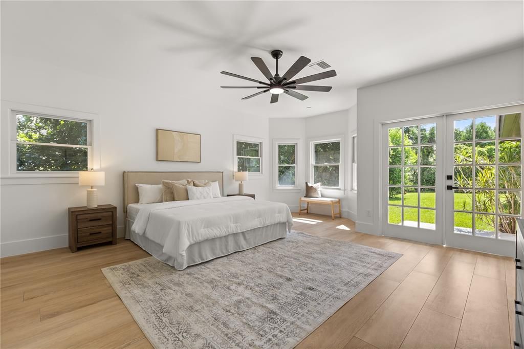 Bedroom, Interior, Wood Texture Flooring