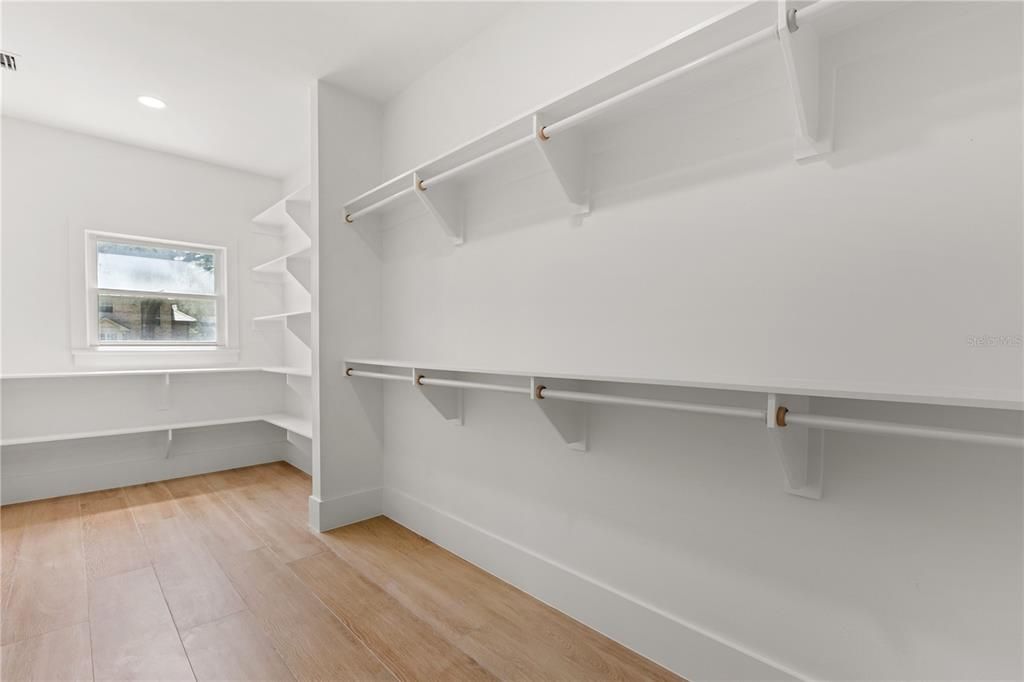 Interior, Recessed Lighting, Walk-in Closets, Wood Texture Flooring