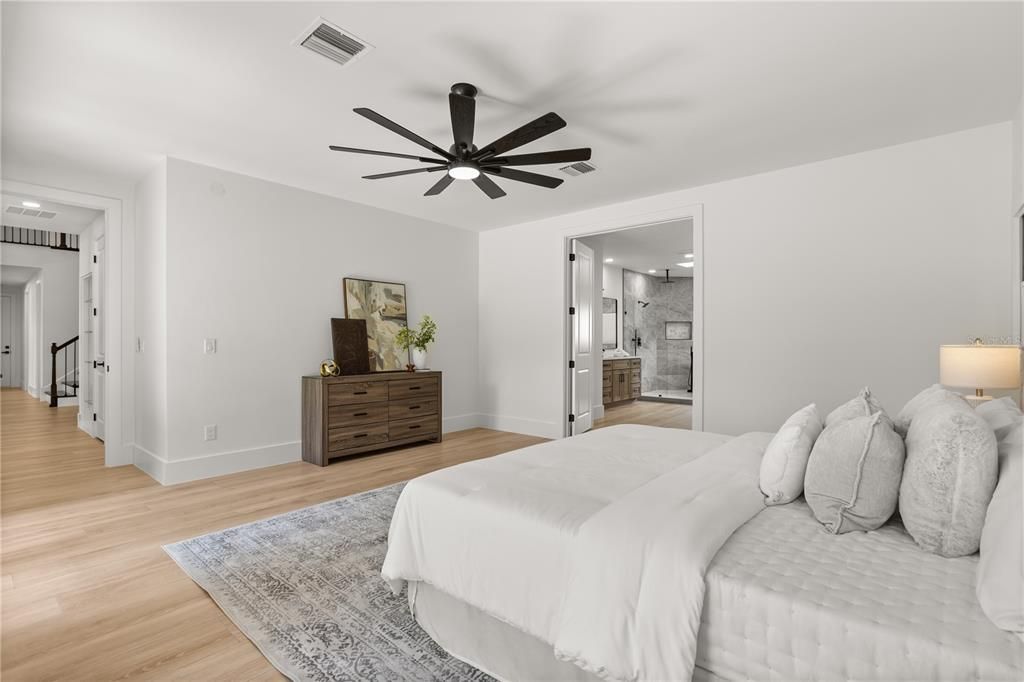 Bedroom, Interior, Wood Texture Flooring