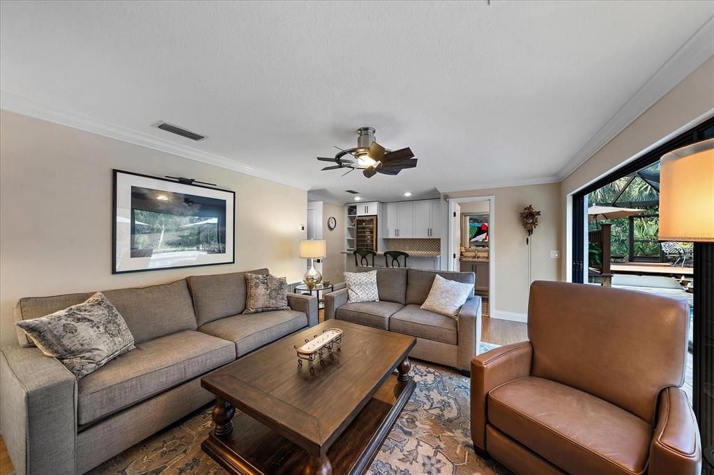 Dining room, Interior, Living room, Recessed Lighting