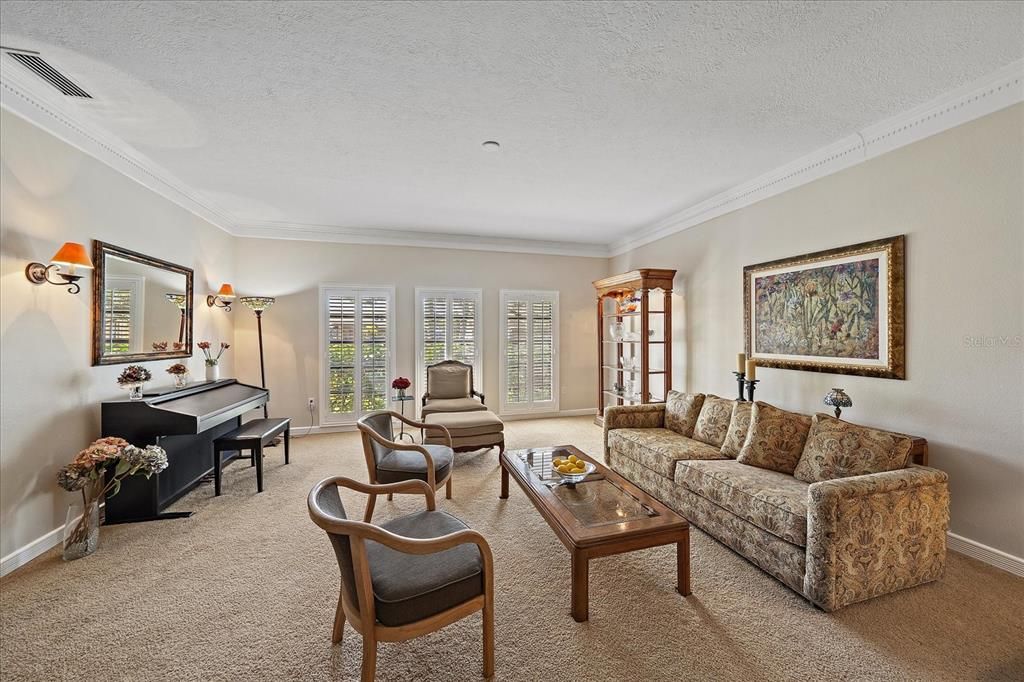 Interior, Living room, Piano