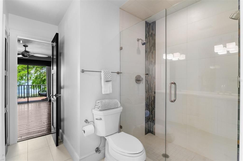 Bathroom, Glass Shower, Interior