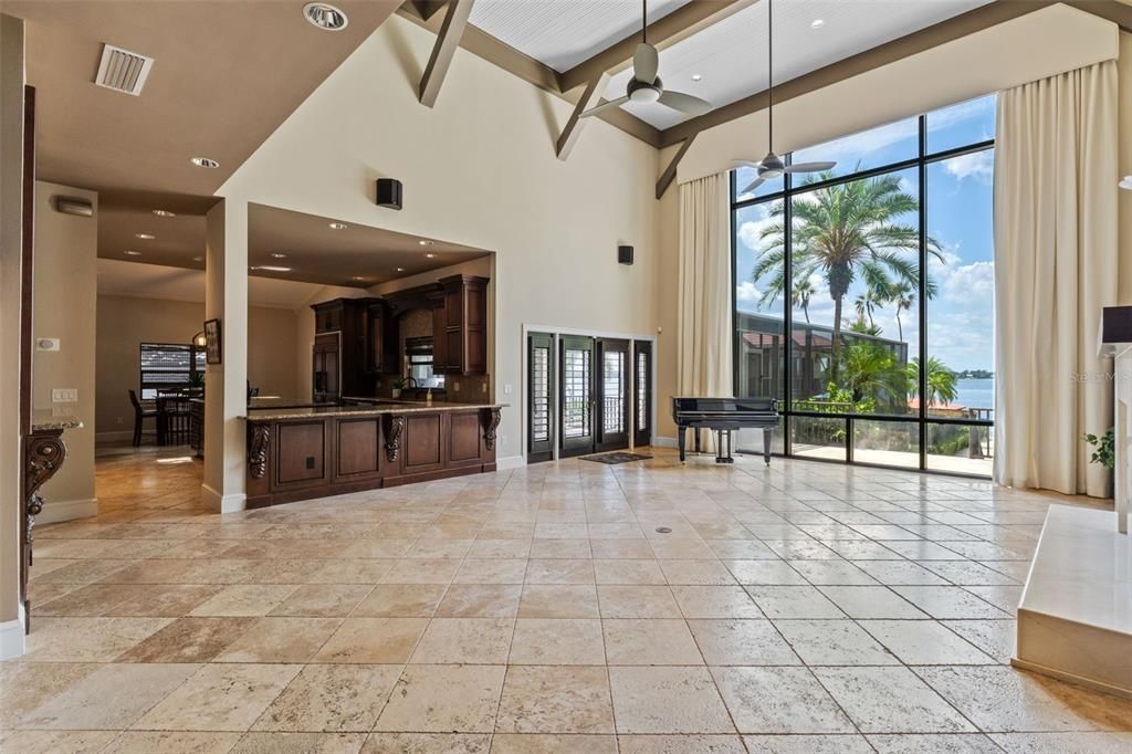 Interior, Piano, Recessed Lighting, Water