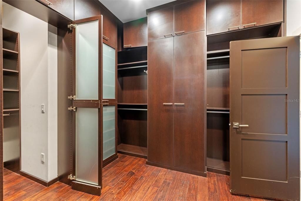 Interior, Walk-in Closets, Wood Texture Flooring