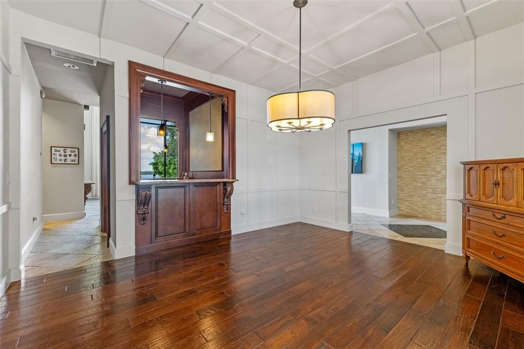 Interior, Pendant Lights, Wood Texture Flooring