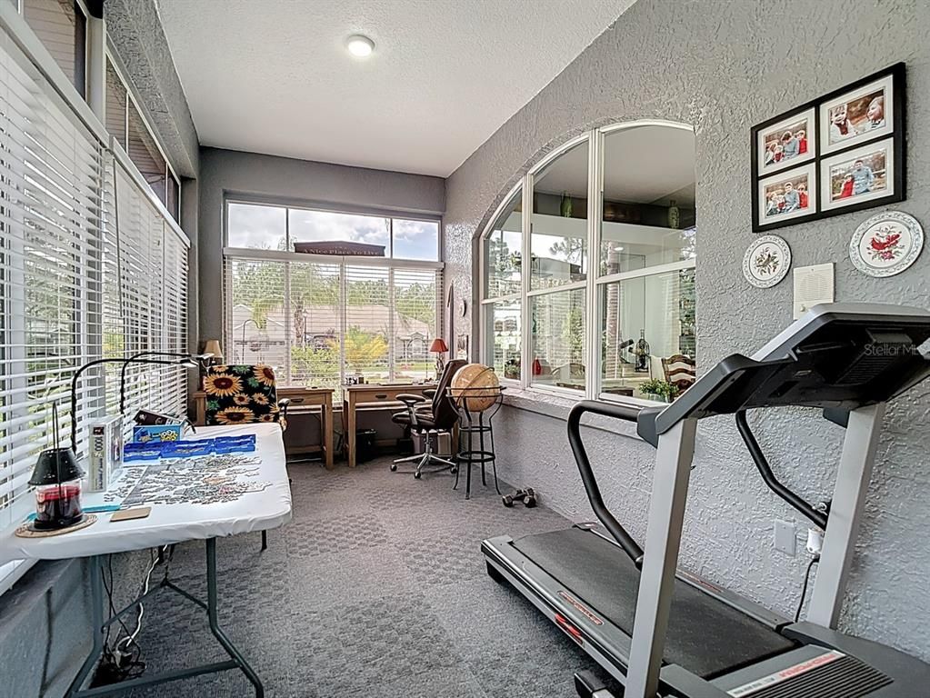 Fitness Equipment, Home Office, Interior, Recessed Lighting