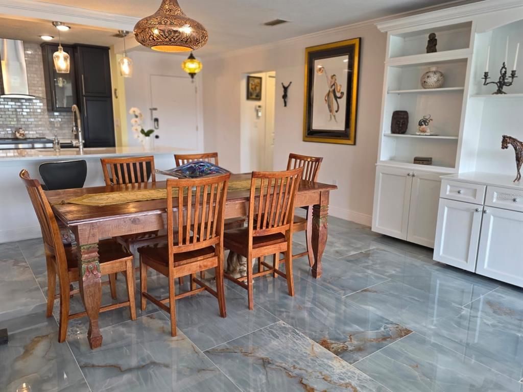 Dining room, Interior, Kitchen, Pendant Lights