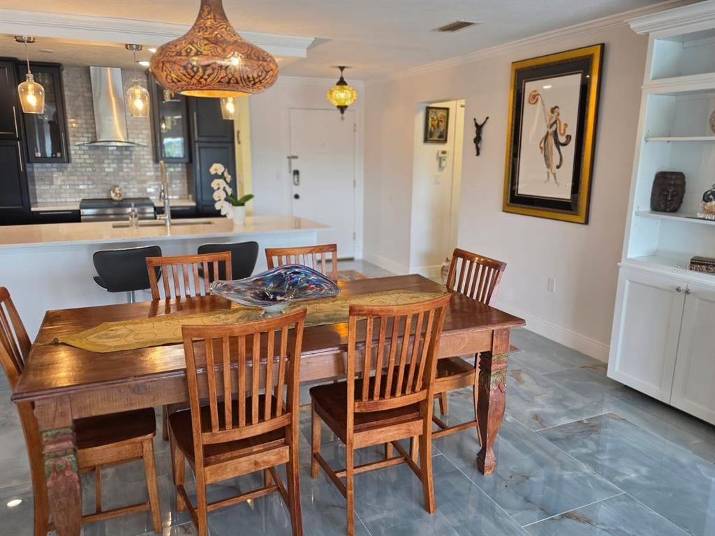 Dining room, Interior, Kitchen, Pendant Lights