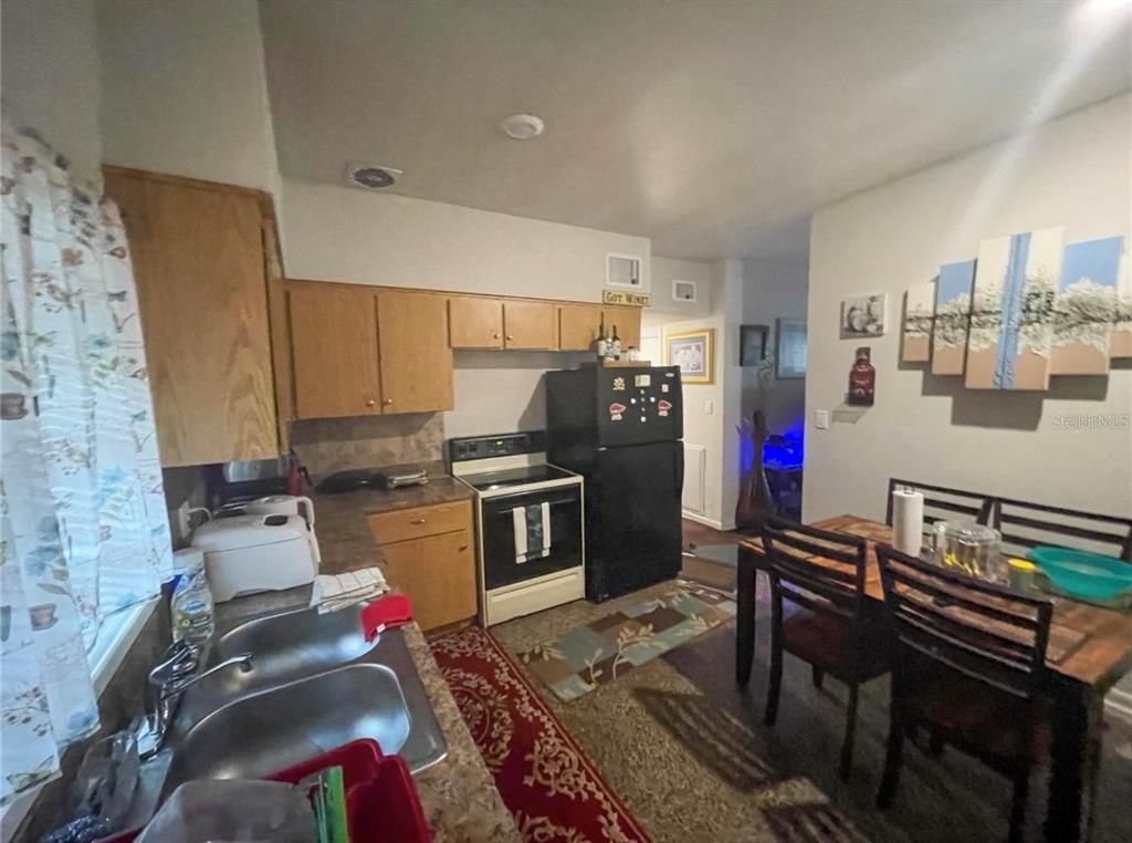 Dining room, Interior, Kitchen