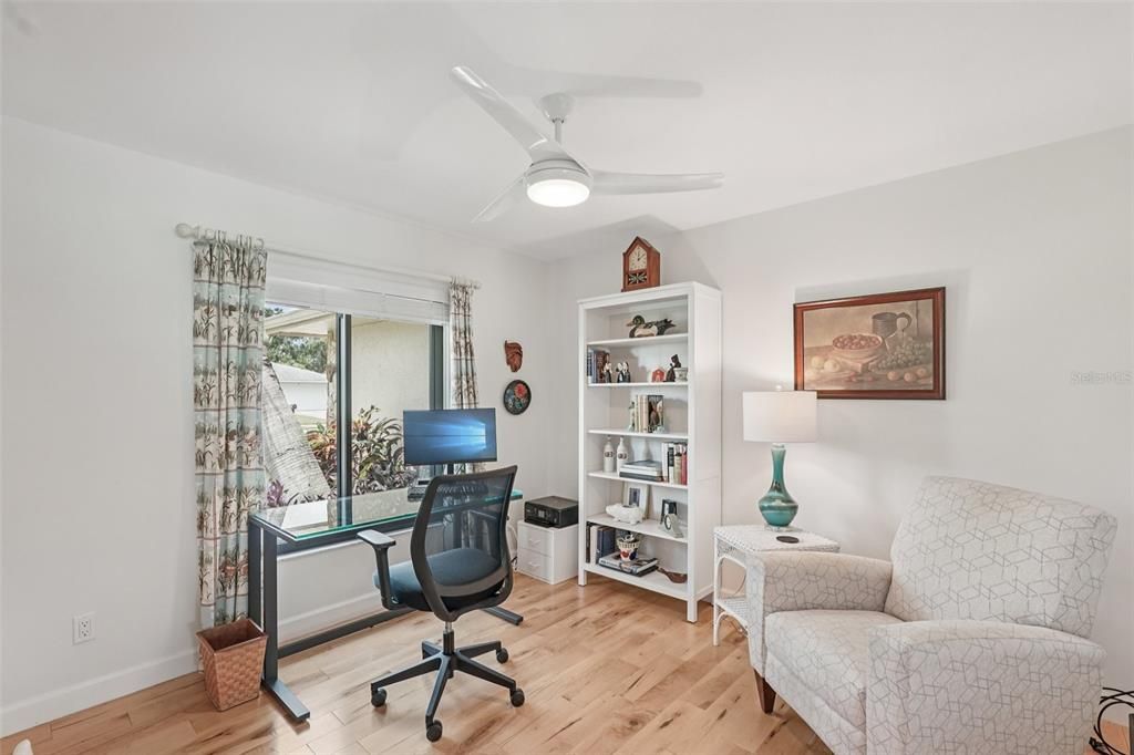 Home Office, Interior, Wood Texture Flooring