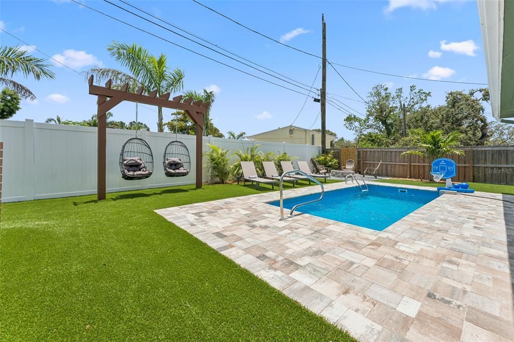 Backyard, Exterior, Pool