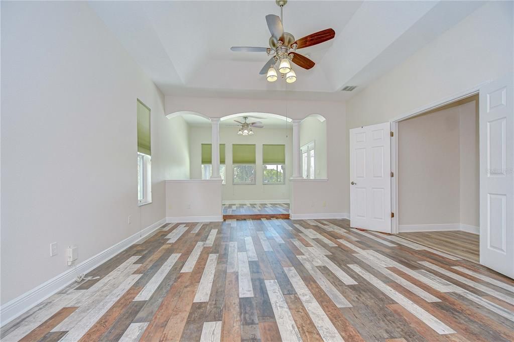 Empty room, Interior, Wood Texture Flooring