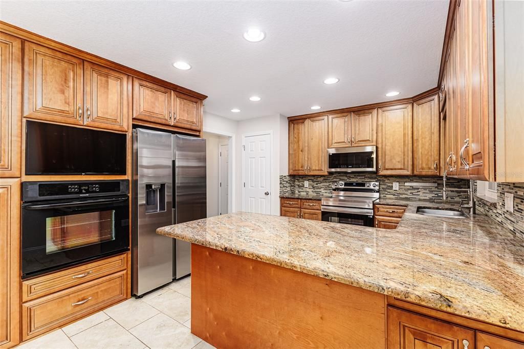Interior, Kitchen, Recessed Lighting, Stainless Steel Appliances