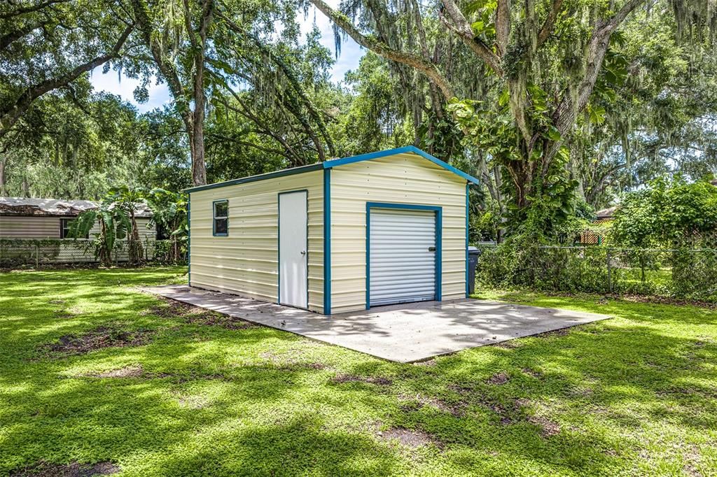 Backyard, Detached Garage, Exterior