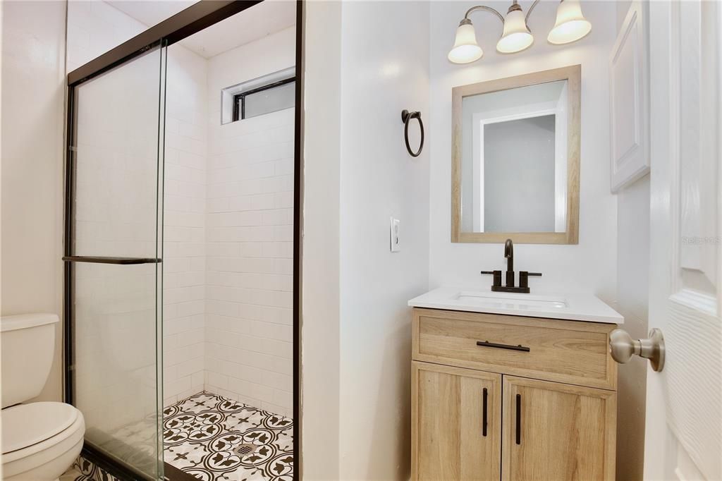 Bathroom, Glass Shower, Interior