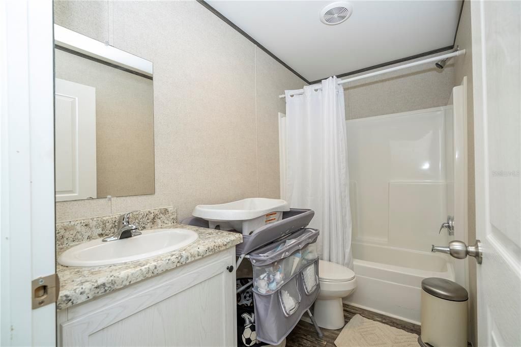 Bathroom, Interior, Wood Texture Flooring