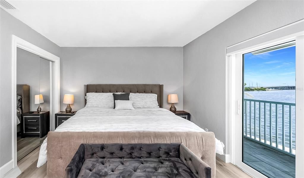 Bedroom, Interior, Water, Wood Texture Flooring