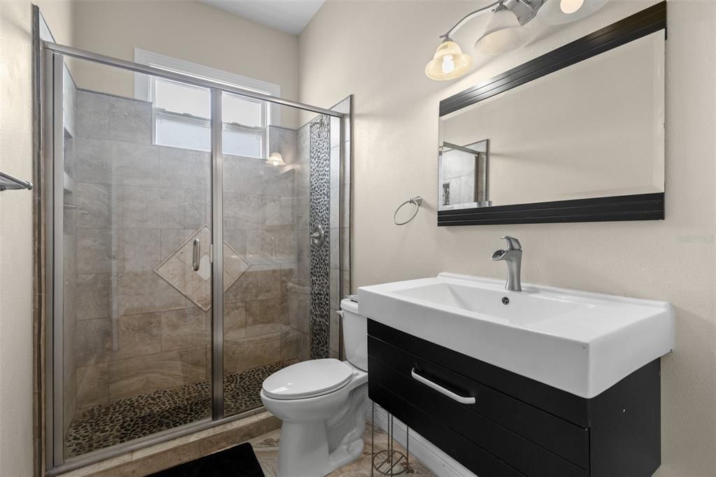 Bathroom, Glass Shower, Interior